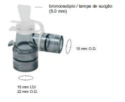 Conector Angulado Duplo Giro com Abertura de 5mm - VBM
